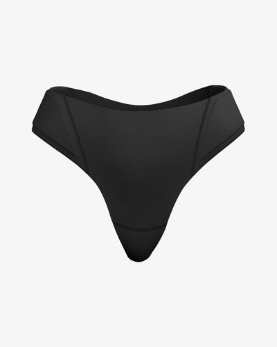 Lay Bero Protective Brief — on model, black colorway (1)
